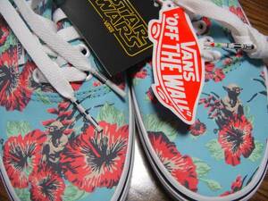 STAR WARS Star Wars VANS Vans hibiscus Yoda 7.5aro is 25.5 authentic sneakers Sky War car. night opening last 