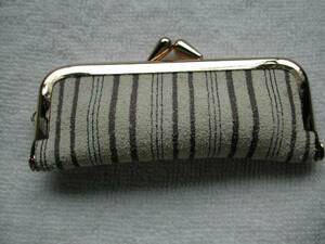  handmade real leather made seal case ( seal inserting ) reverse side leather length stripe 