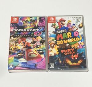 マリオカート8+ スーパーマリオ 3Dワールド 新品未開封 シュリンク付き