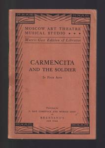 ☆”CARMENCITA AND THE SOLDIER IN FOUR ACTS ペーパーバック ”Moscow Art Theatre Musical Studio