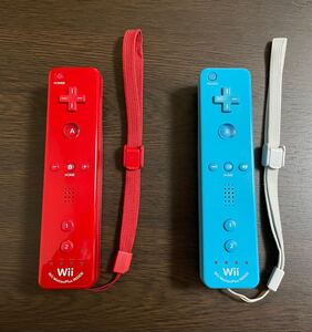 Wiiリモコンプラス アカ&アオ