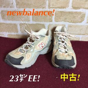 【売り切り!送料無料!】A-165 ニューバランス! スニーカー! new balance! カジュアル! 23㌢EE! トレイルシューズ! 中古!
