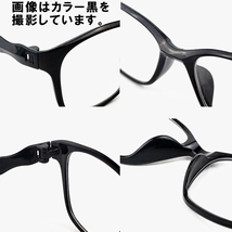 新品 訳あり アウトレット 老眼鏡 ブルーライトカット リーディンググラス シニアグラス メンズ レディース お洒落 ツヤ消 黒紺 +1.0 ×3個_画像6