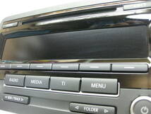 M-3139　VolksWagen　フォルクスワーゲン　VW-5M0 035 183 C　MP3　CDデッキ　純正オーディオ　補償付き_画像3