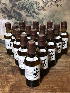 サントリーシングルモルトウイスキー 山崎 180ml 15本セット
