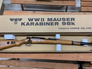 タナカ ガスボルトアクションライフル モーゼル Kar98k byf 刻印仕様(ガスマガジン・タイプ) マウントレールカスタム 初速 98.5m/s 0.97J