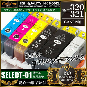 プリンタインク 単品 BCI-320PGBK ブラック 互換 キヤノン CANON