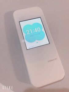 WiMAX WiMAX2 w04 SPEED ホワイト