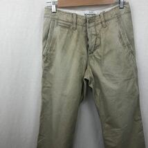 即決★Abercrombie＆fitch★アバクロ★メンズ★チノパン★カーキ★7部丈★W28L30★ボタンフライ★コットンパンツ★_画像2