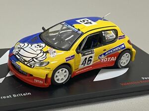 プジョー 206 WRC ミニカー 1/43