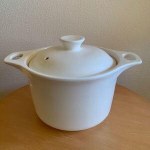 洋風土鍋 炊飯2合 rice pot 内蓋と外蓋の二重蓋(直火、オーブン、電子レンジOK IH不可)