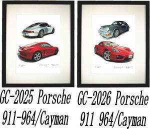 GC-2025 Porsche 911/ Cayman *GC-2026 911/ Cayman limitation version .300 part autograph autograph have frame settled * author flat right .. hope map pattern . please choose.