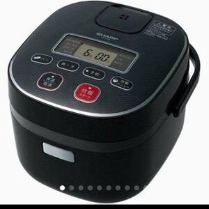 シャープ 炊飯器0.54L(3合タイプ )ブラック系 KS-C5H-B