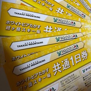 【即日発送】ホワイトピアたかす 鷲ヶ岳スキー場 共通リフト券 ワシトピア