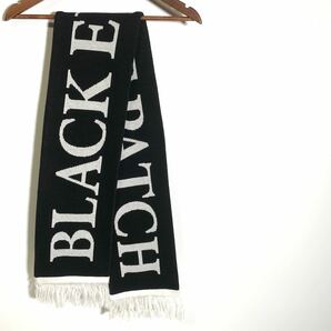 BlackEyePatch ブラックアイパッチ ロゴ フリンジ マフラー 黒