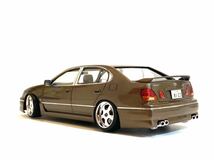 希少　アオシマ　1/24 ファブレス　FABULOUS JZS161 アリスト　　　塗装済完成品_画像2