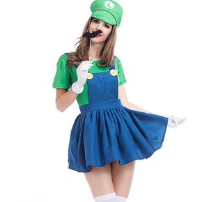 ルイージ コスプレワンピース M