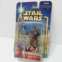 2002 HASBRO STARWARS ATTACK OF THE CLONES Jango Fett FIGURE スターウォーズ エピソード2 ジャンゴ・フェット フィギュア 未開封 トミー_画像1