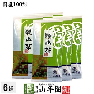 お茶 日本茶 煎茶 狭山茶 100g×6袋セット 送料無料