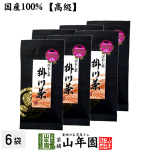 お茶 日本茶 煎茶 特選ブラック掛川茶 100g×6袋セット 高級 深蒸し茶 送料無料