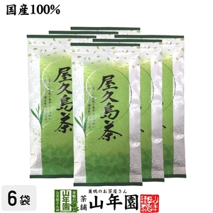 日本茶 お茶 煎茶 茶葉 屋久島茶 100g×6袋セット