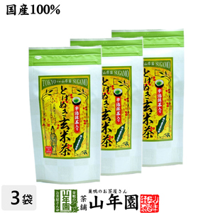 お茶 日本茶 玄米茶 掛川玄米茶 ティーパック とげぬき玄米茶 3g×15パック×3袋セット 抹茶入り ティーバッグ 送料無料