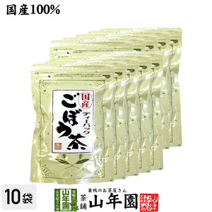 健康茶 ごぼう茶 ティーバッグ 2.5g×25パック×10袋セット 国産 ティーパック 送料無料
