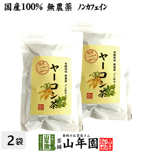 健康茶 国産100% 無農薬 ヤーコン茶 3g×10パック×2袋セット 山梨県産 ノンカフェイン 送料無料