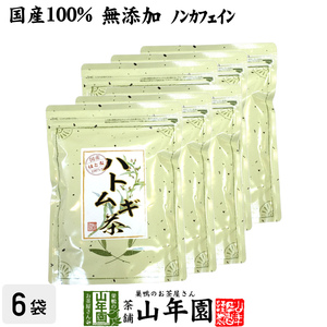 健康茶 ハトムギ茶 7g×24パック×6袋セット ティーパック 国産 鳥取県産はと麦茶 はとむぎノンカフェインティーバッグ 送料無料