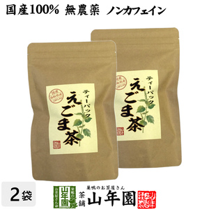 健康茶 えごま茶 2g×10パック×2袋セット 国産100% 無農薬 ノンカフェイン 島根県産 送料無料