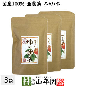 健康茶 柿の葉茶 30g(1.5g×20パック)×3袋セット 国産無農薬 鹿児島県産 ノンカフェイン 送料無料