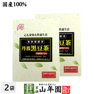 健康茶 丹波黒豆茶 5g×20パック×2箱セット 丹波産100% 国産 ダイエット 自然食品 送料無料