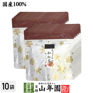 お茶 日本茶 紅茶 国産100% キャラメルの和紅茶 ティーパック 2g×5包×10袋セット ティーバッグ 送料無料