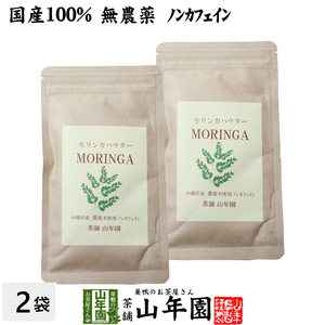 健康食品 国産 無農薬 モリンガパウダー 粉末 30g×2袋セット 沖縄県産 スーパーフード 送料無料