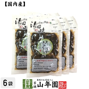 沢田の味 みょうがきゅうり しょうゆ漬 100g×6袋セット 国産原料使用