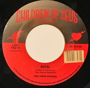 [試聴]現行R&B45s　Royal / Get What's Yours // Children of Zeus [EP]FW210グルーヴNeo Soulネオソウル レア人気盤 限定盤 7