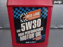 未使用品 RED LINE レッドライン 5W-30 4サイクル ガソリン車 エンジンオイル 3.785L 即納_画像2