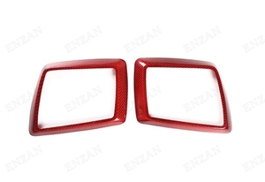 赤いカーボン製ベンツ Gクラス 　W463A W464 G500 G63 G350D　ウインカーライト カバー 左右セット