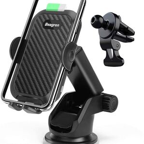 車載ホルダー Qiワイヤレス充電器 スマホホルダー