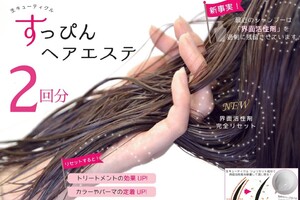 病みつき 頭皮スッキリ ご自宅でサロン級ケア コスメイカーすっぴんエステ2回分♪キューティクルリセッター ヘアケア 男性にも