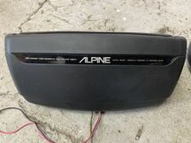 ALPINE アルパイン 置型スピーカー 6442 動作確認済 旧車 3WAY 当時物 イルミネーション_画像2