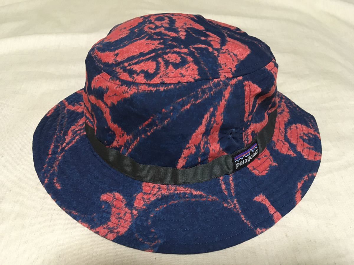 美品 patagonia バケットハット パッカブル L アメリカ製 バケツハット