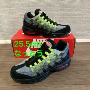 【25.5cm】NIKE AIR MAX 95 WOVEN “Grey/Volt” (AQ0764-001)