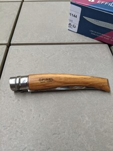 オピネル スリムナイフ オリーブ #8 新品未使用