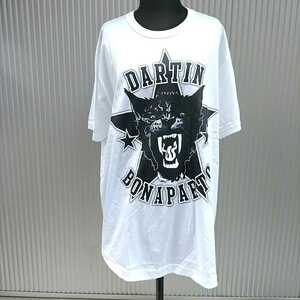 新品/ダルタンボナパルトDartin Bonaparto/デッドストック/デビルジャガー/プリント/半袖/BIG/Tシャツ/カットソー/50/白/定価31320