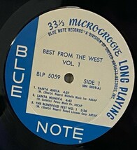 BEST FROM THE WEST VOL.1■BLUE NOTE■ブルーノート■10インチ■MONO■CONTE CANDOLI■JIMMY GIUFFRE■MARTY PAICH■UA_画像3