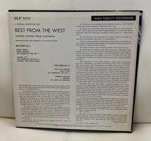 BEST FROM THE WEST VOL.1■BLUE NOTE■ブルーノート■10インチ■MONO■CONTE CANDOLI■JIMMY GIUFFRE■MARTY PAICH■UA_画像2