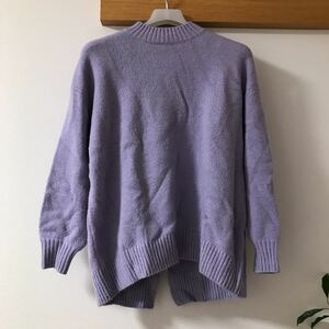 【中古】N.natural beauty basic スリットテールオーバーニット　ニットセーター サイズ