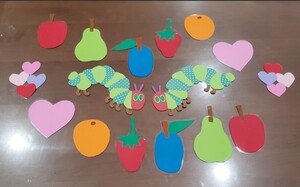 壁面装飾 幼稚園 保育園 お誕生日 フルーツと動物