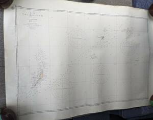 珍品　海図　海上保安庁　海軍　ウルシ島至パラオ島　第2125号　昭和45年発行　資料　安全保障　地図　レア